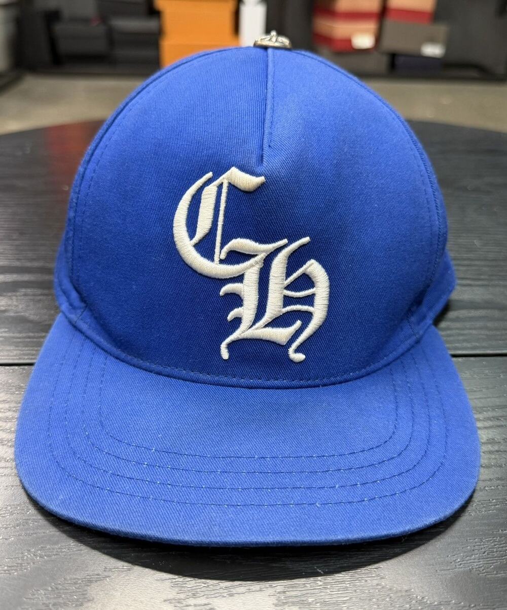 Chrome Hearts Blue CH Baseball Hat